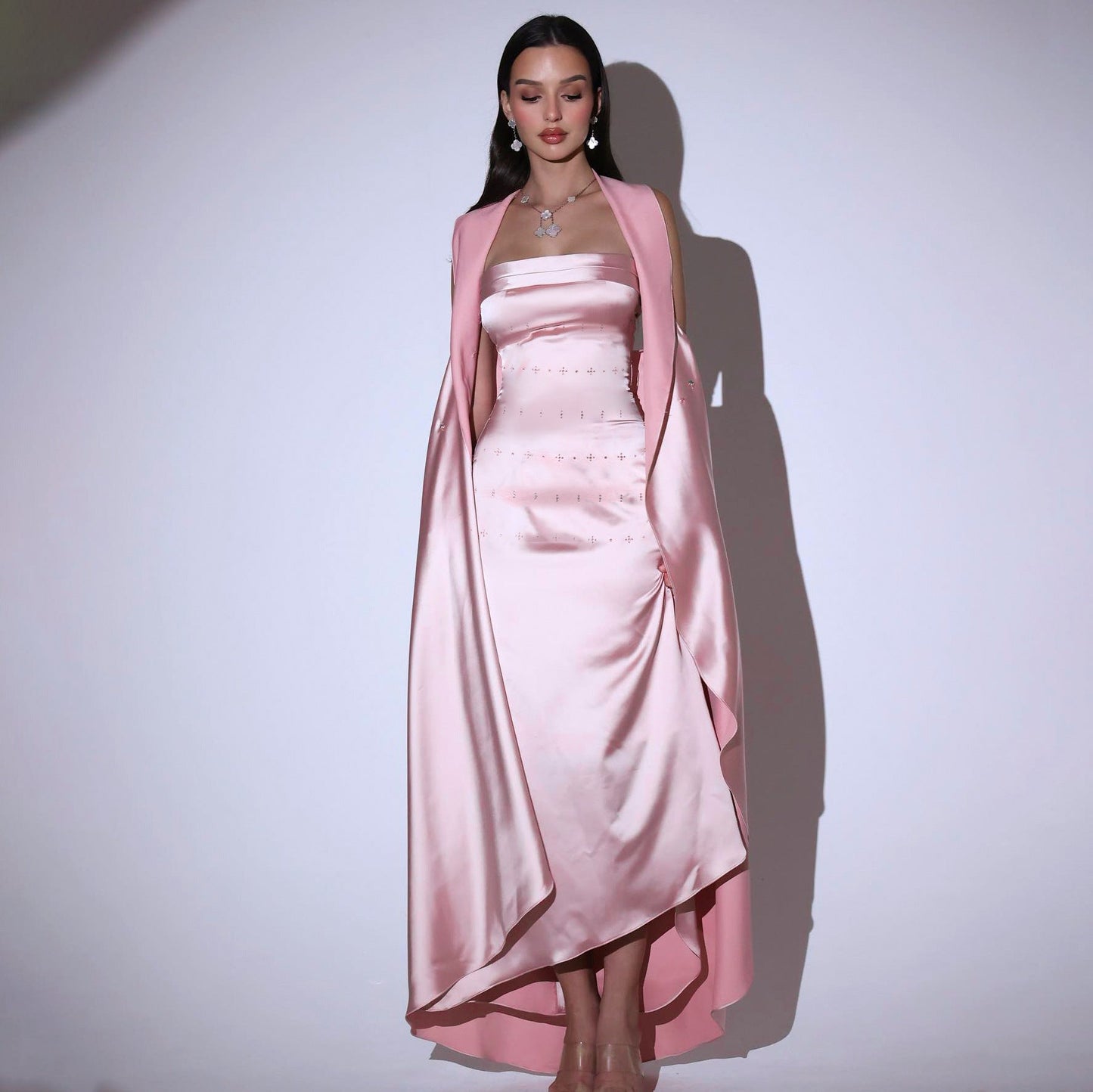 Fall Type Hip Socialite Elegant Slim Fit Dress Tube Top