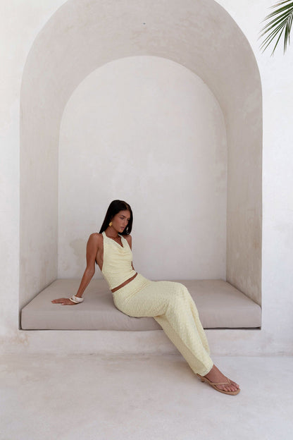 Words Of Wisdom Maxi Skirt Yellow