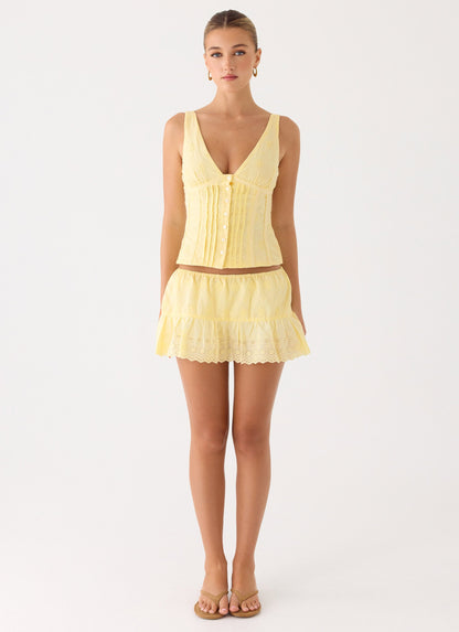 Aberley Skort - Yellow