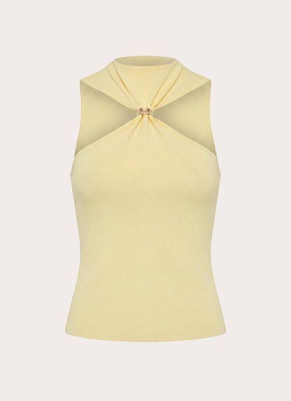 Amarah Knit Top - Yellow