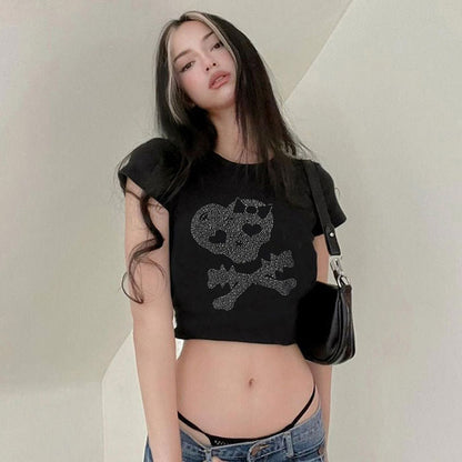 Emo Girl Crop Top