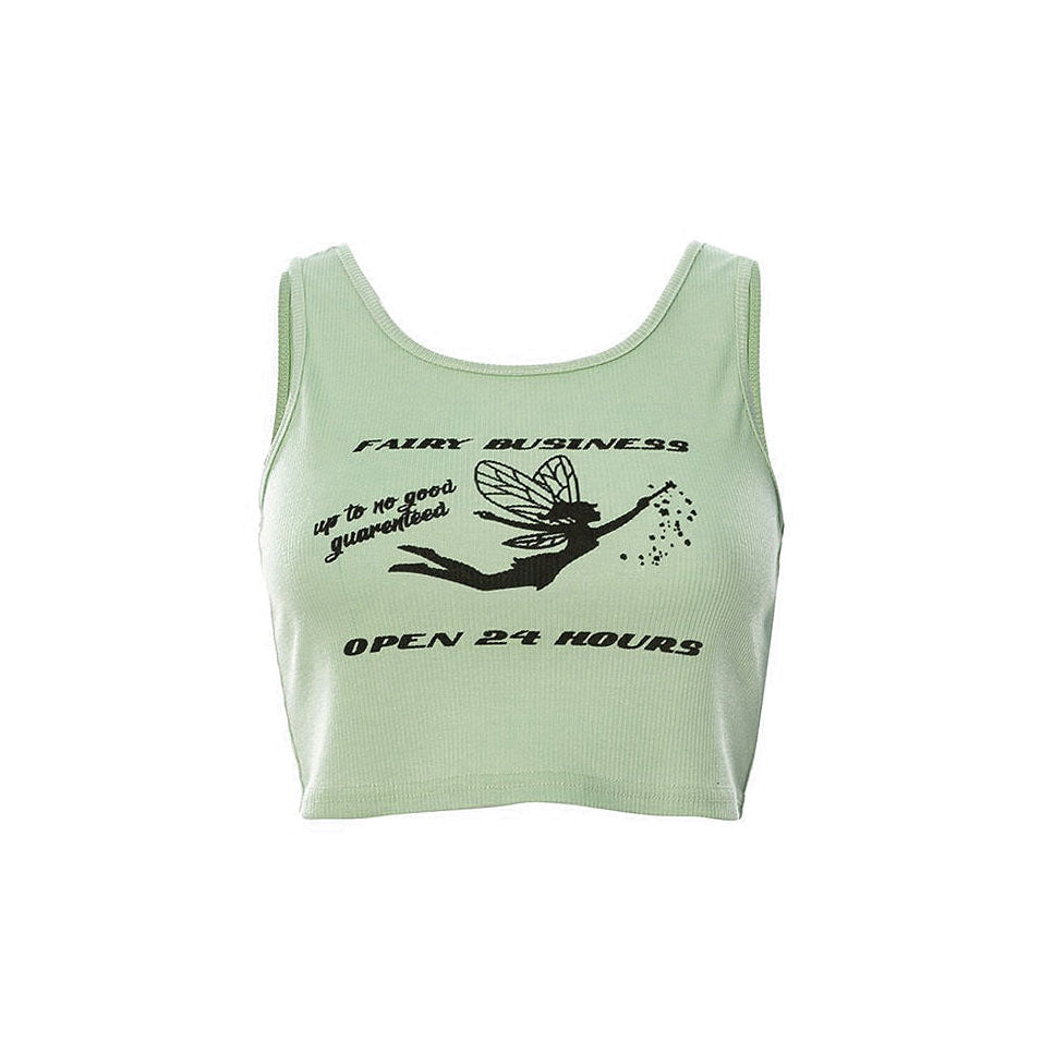 Fairy Business Ribbed Top