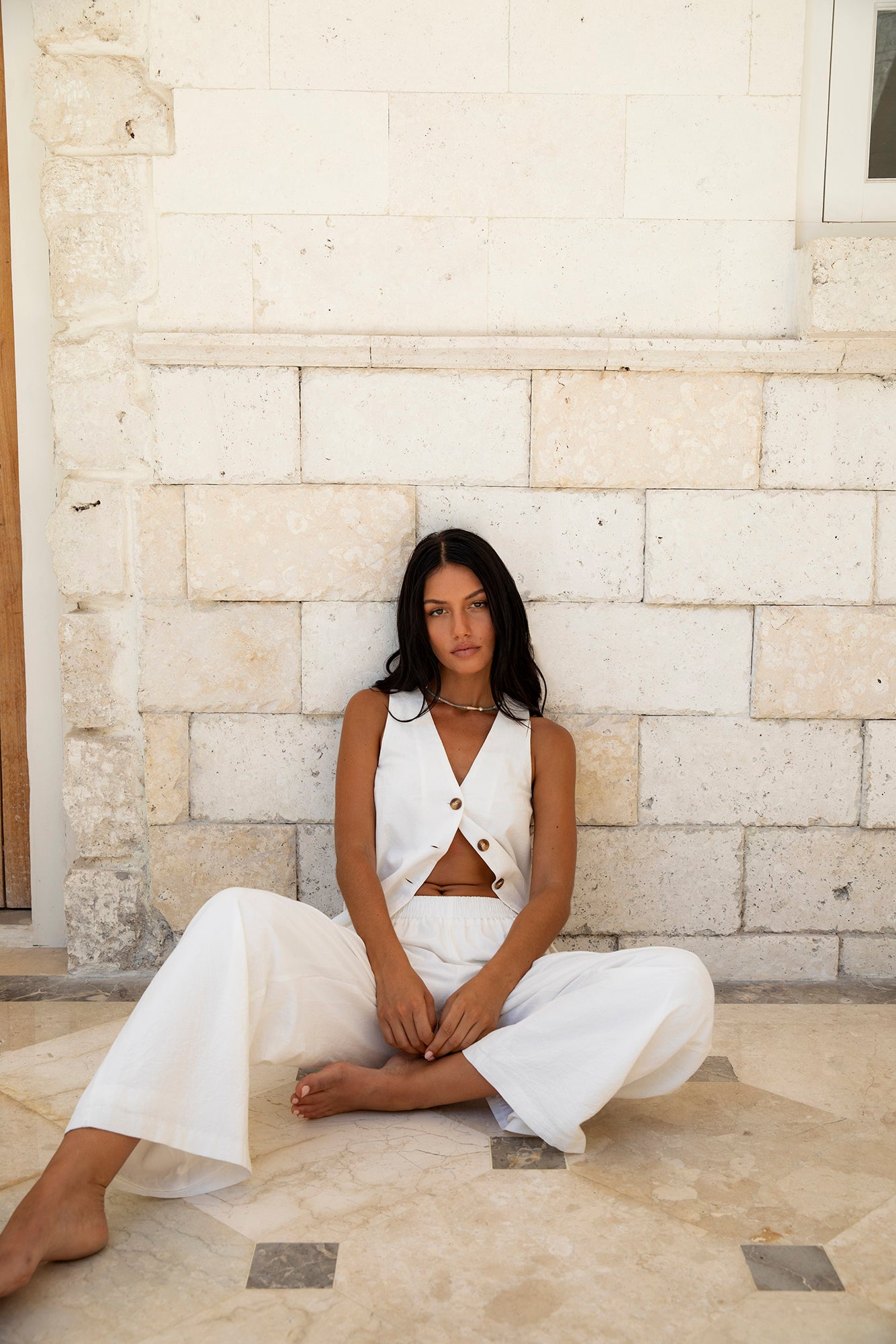 Heading South Vest Top White