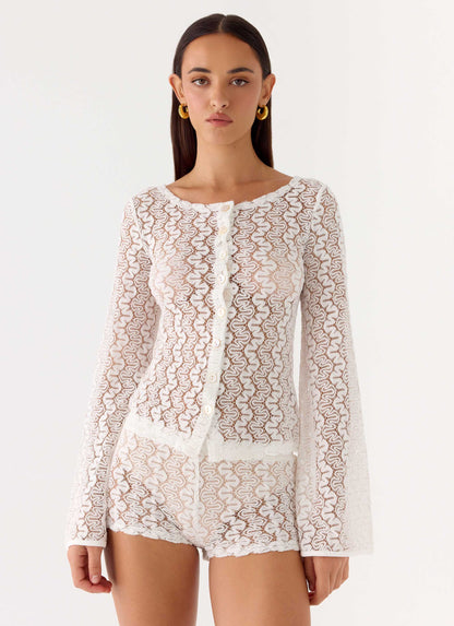 Giselle Mini Shorts - Ivory