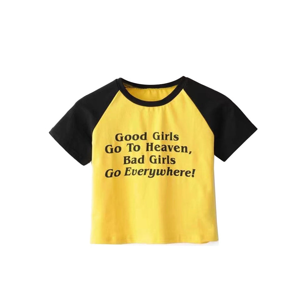 Good/Bad Girls Crop Top
