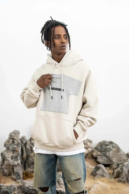 Hoodie Mini Tee Patch in Fleece
