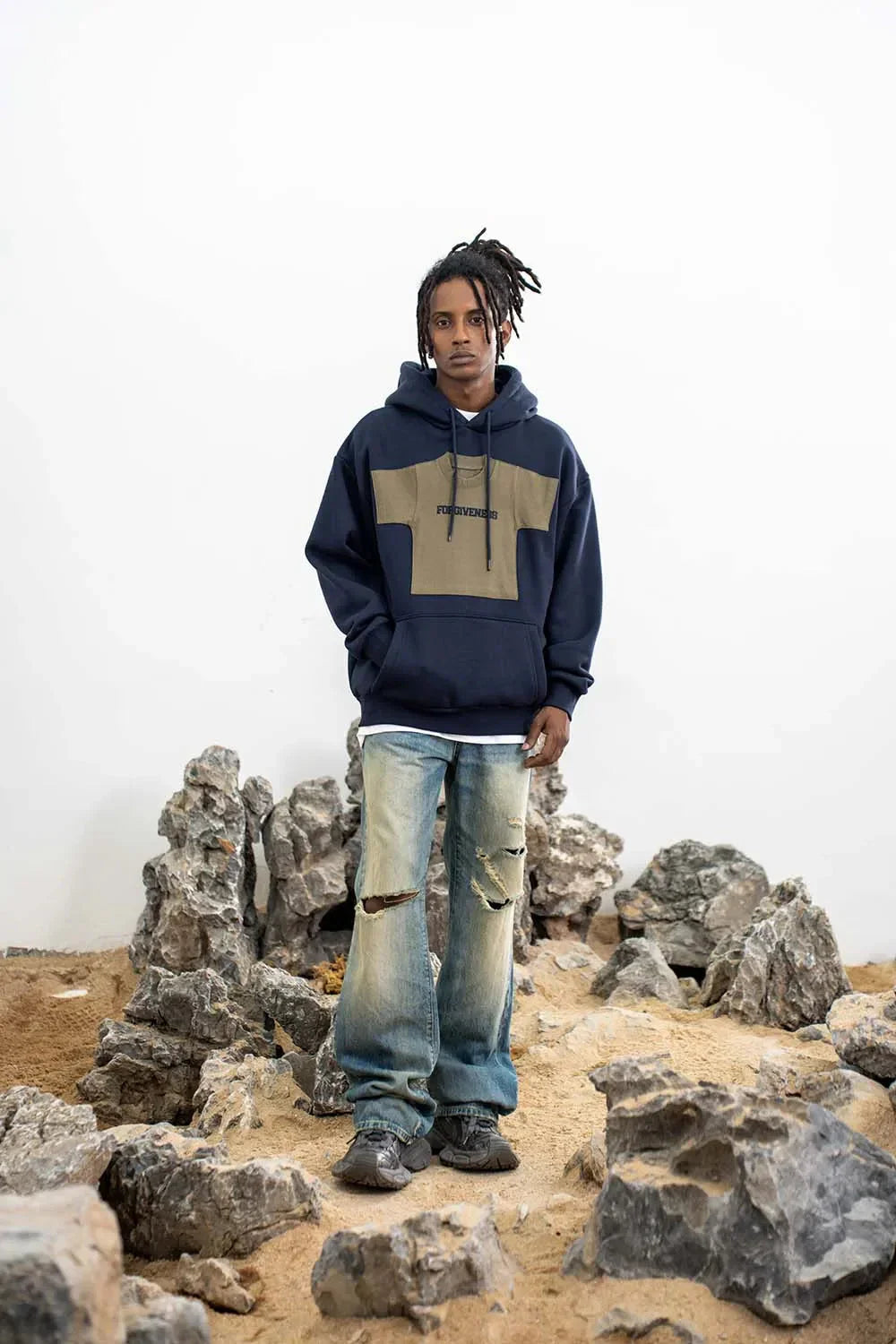Hoodie Mini Tee Patch in Fleece