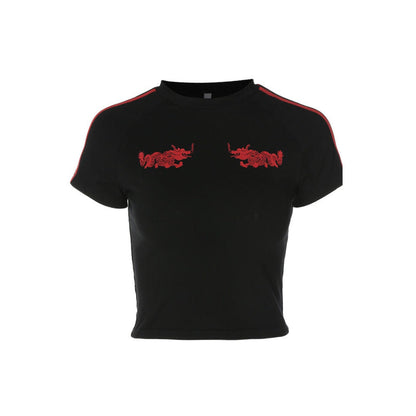 Japanese Dragon Crop Top