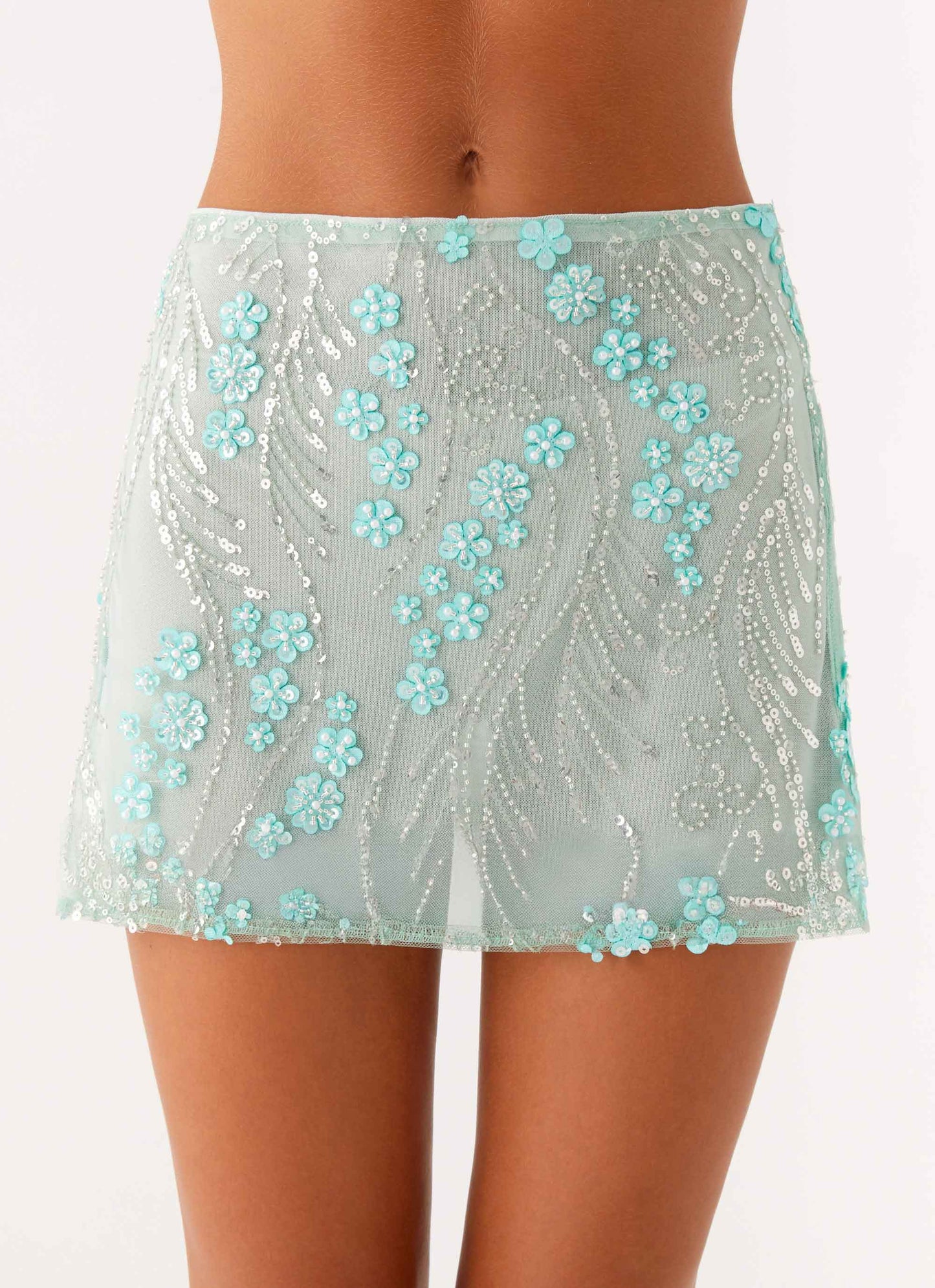 Kandi Mini Skirt - Mint