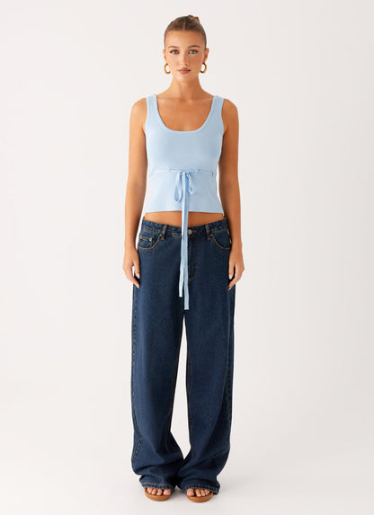 Macall Knit Tank - Blue