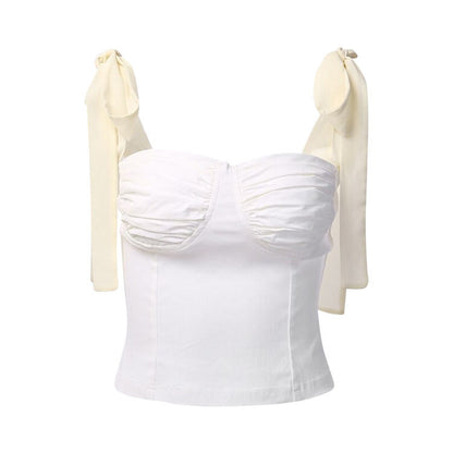 Morning In Paris Bow Tie Top
