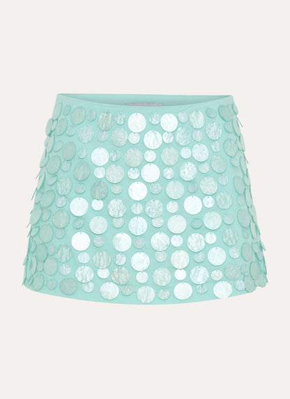 Movie Star Mini Skirt - Mint