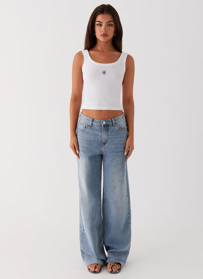 Signature Tank Top - Plain White