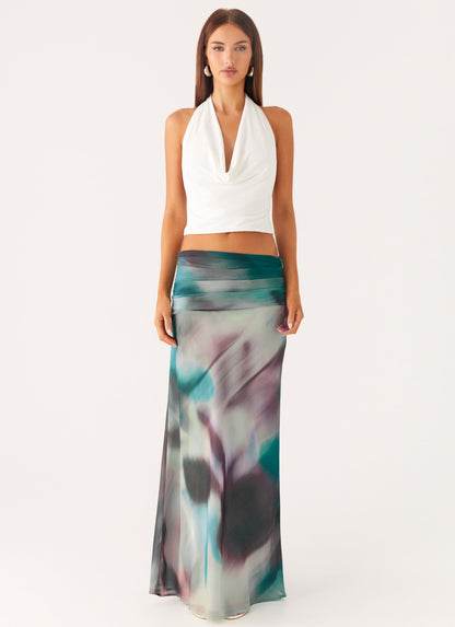 Rimi Maxi Skirt - Sea Splash