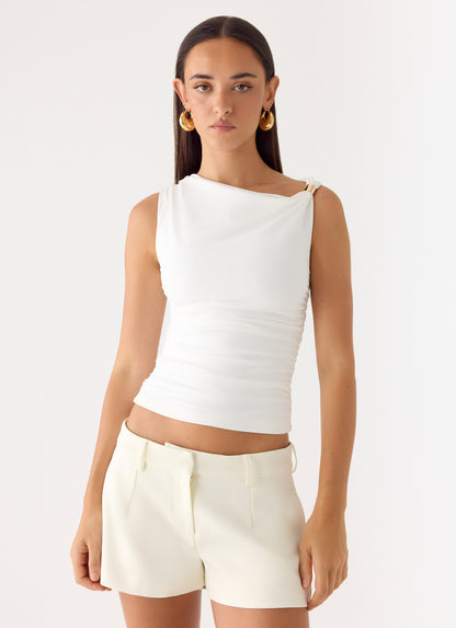 Short Notice Top - White