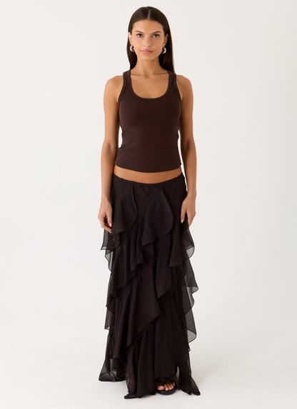 Silka Top - Chocolate