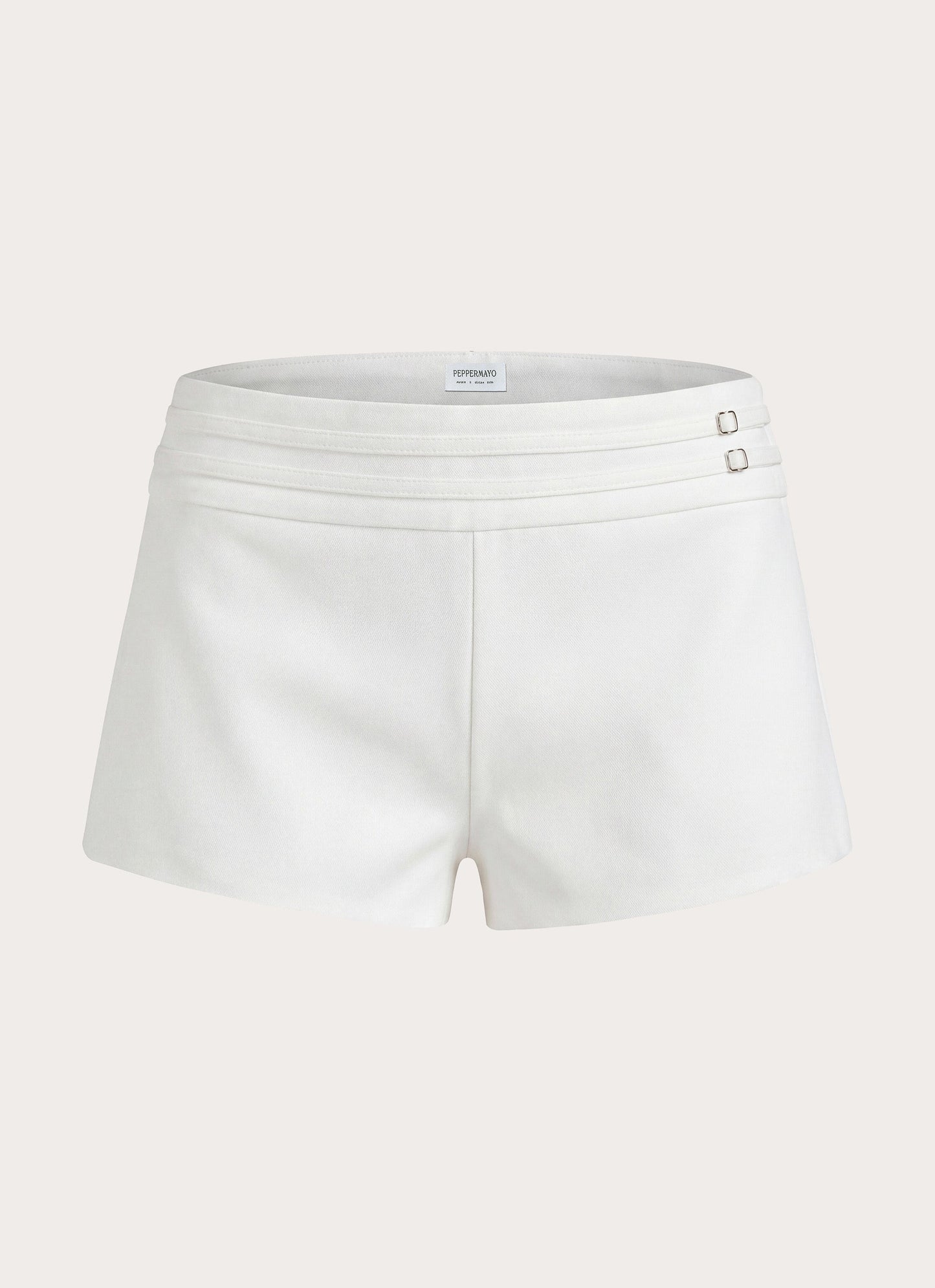 Swarov Low Rise Shorts - White