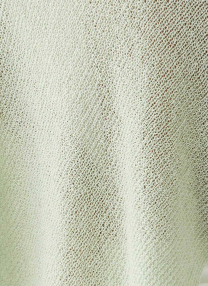 Yas Knit Cape - Green