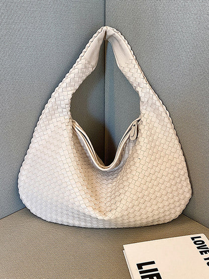 Women's Fashionable Leather Woven Bag MDA0844H2Y