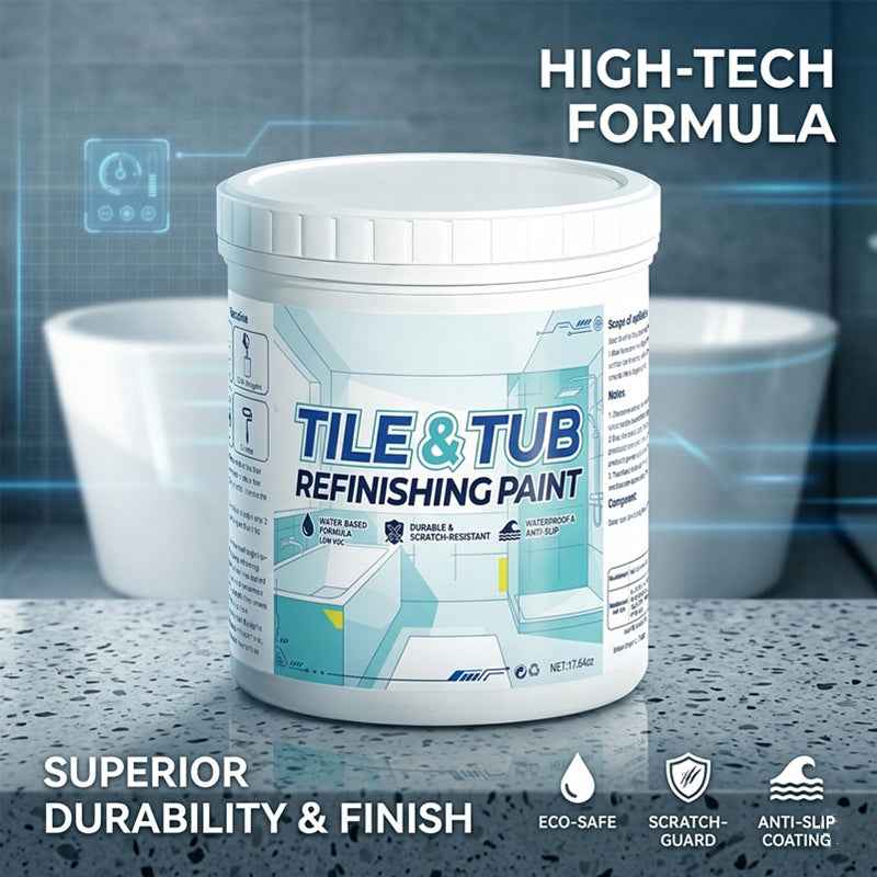 🔥Hot Sale - 50% OFF🔥Premium Tile & Tub Refinishing Paint Kit